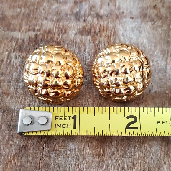 Authentic Vintage Givenchy Gold Earrings - Picture 3 of 6